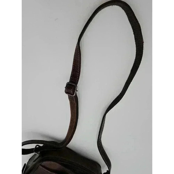 Jack George's Voyager Double Zippered Crossbody Bag - Picture 11 of 14